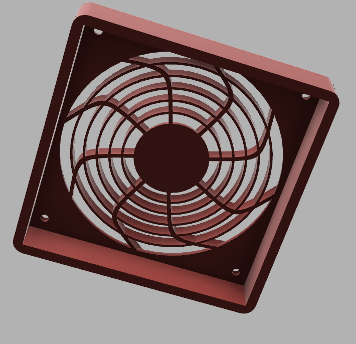 STL file Classic Styled 92 x 14mm Fan Cover・Design to download and 3D